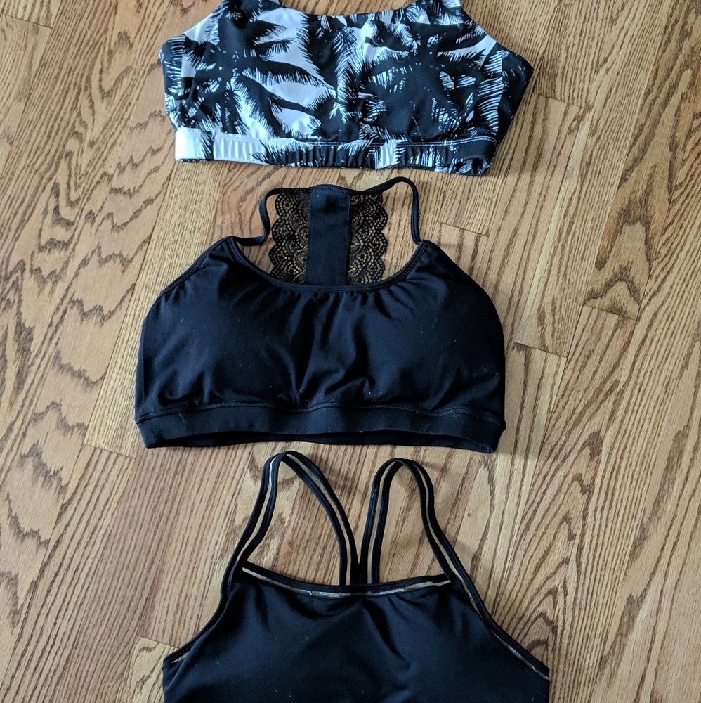 Fabletics bra bundle Size L